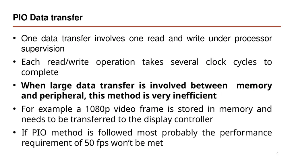 Vipin Kizheppatt Direct Memory Access(DMA) - slide 4 of 26