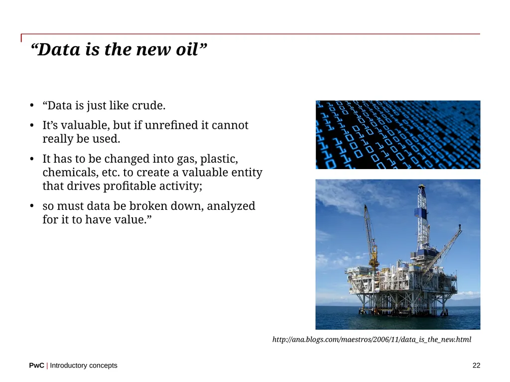 www.pwc.com Introductory concepts Welcome! 2 - slide 22 of 51