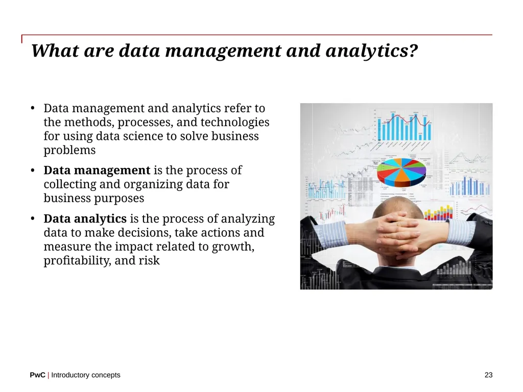 www.pwc.com Introductory concepts Welcome! 2 - slide 23 of 51