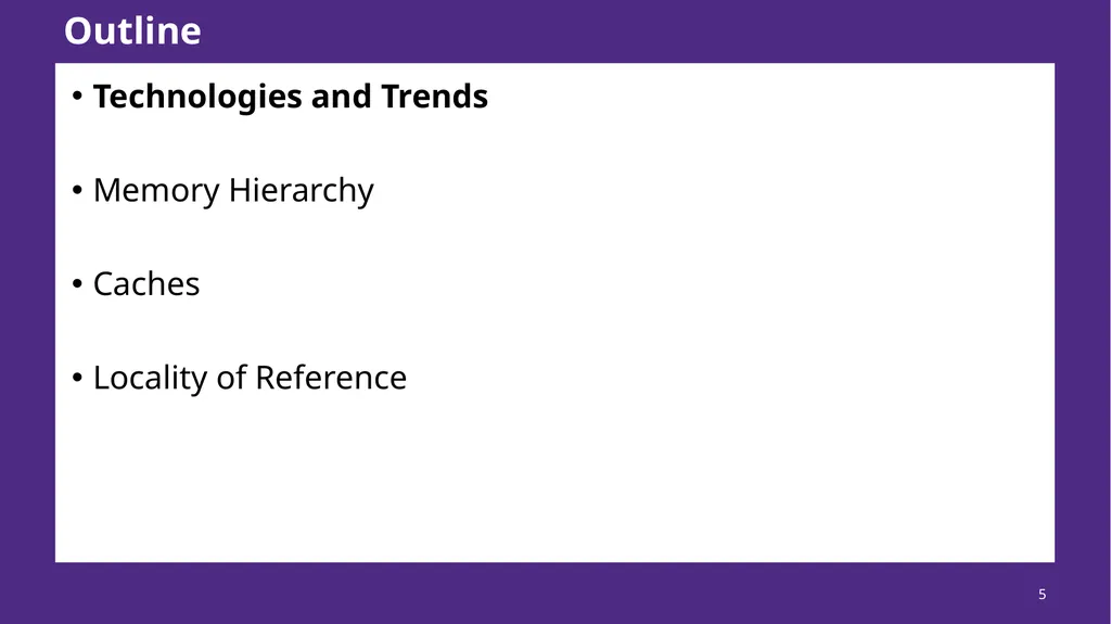 Lecture 12 Memory Hierarchy CS213 – Intro to - slide 5 of 55