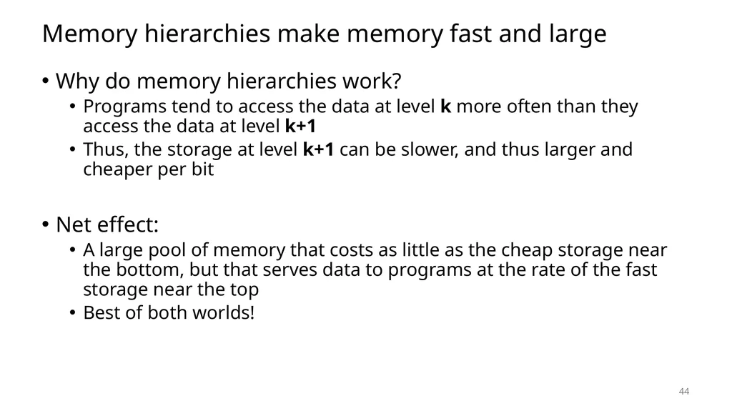 Lecture 12 Memory Hierarchy CS213 – Intro to - slide 43 of 55