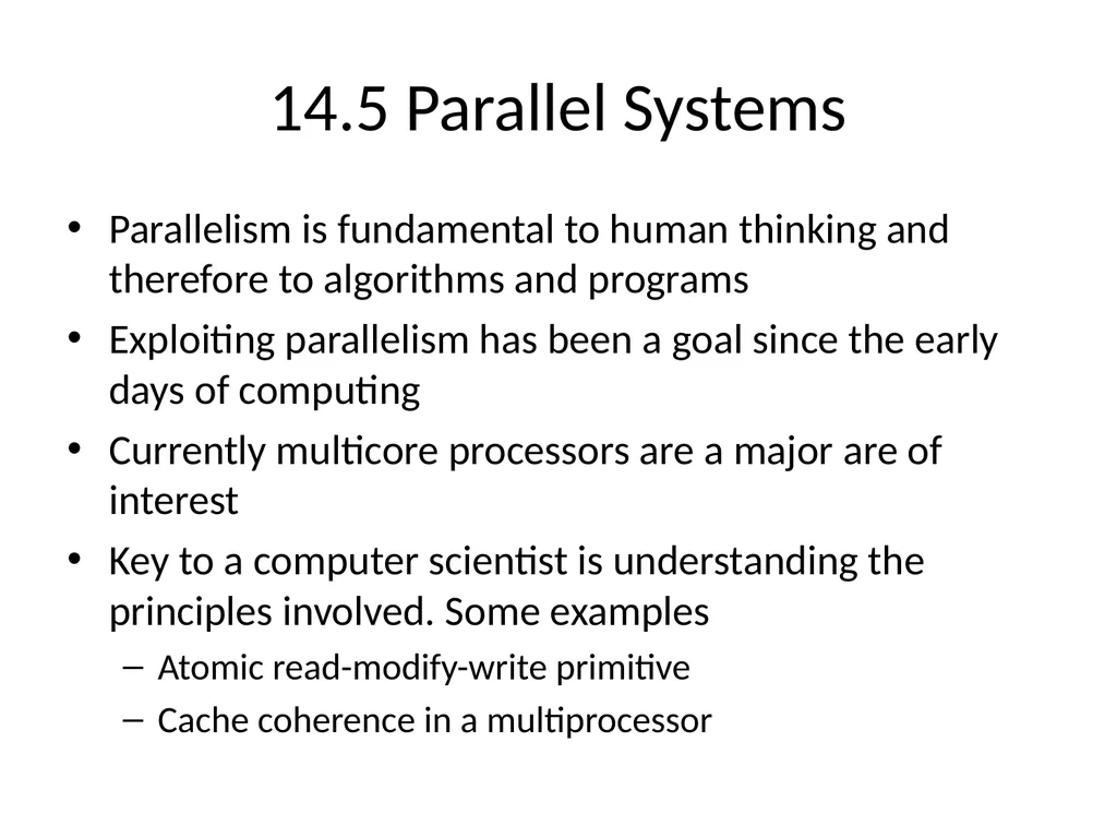 Computer Systems An Integrated Approach to - slide 8 of 13