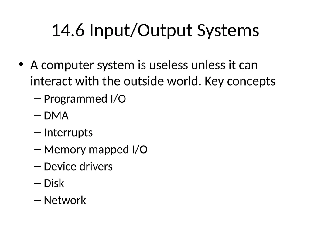 Computer Systems An Integrated Approach to - slide 9 of 13