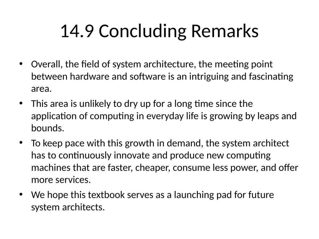 Computer Systems An Integrated Approach to - slide 12 of 13