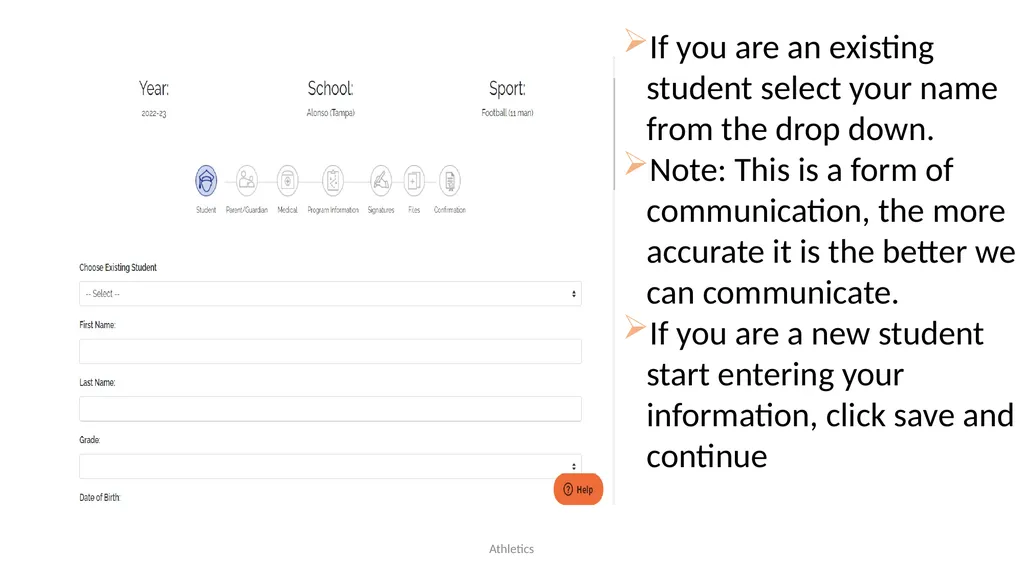 LENNARD HIGH SCHOOL Athletic Paperwork Directions - slide 17 of 29