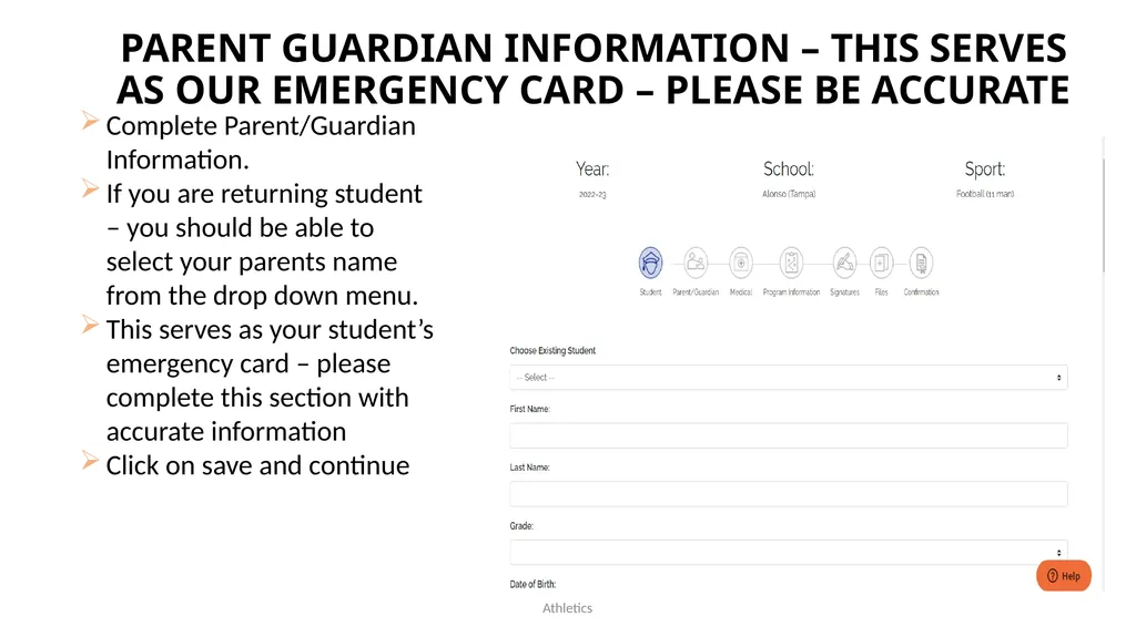 LENNARD HIGH SCHOOL Athletic Paperwork Directions - slide 20 of 29