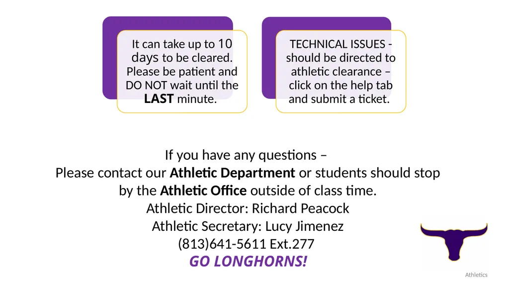 LENNARD HIGH SCHOOL Athletic Paperwork Directions - slide 29 of 29