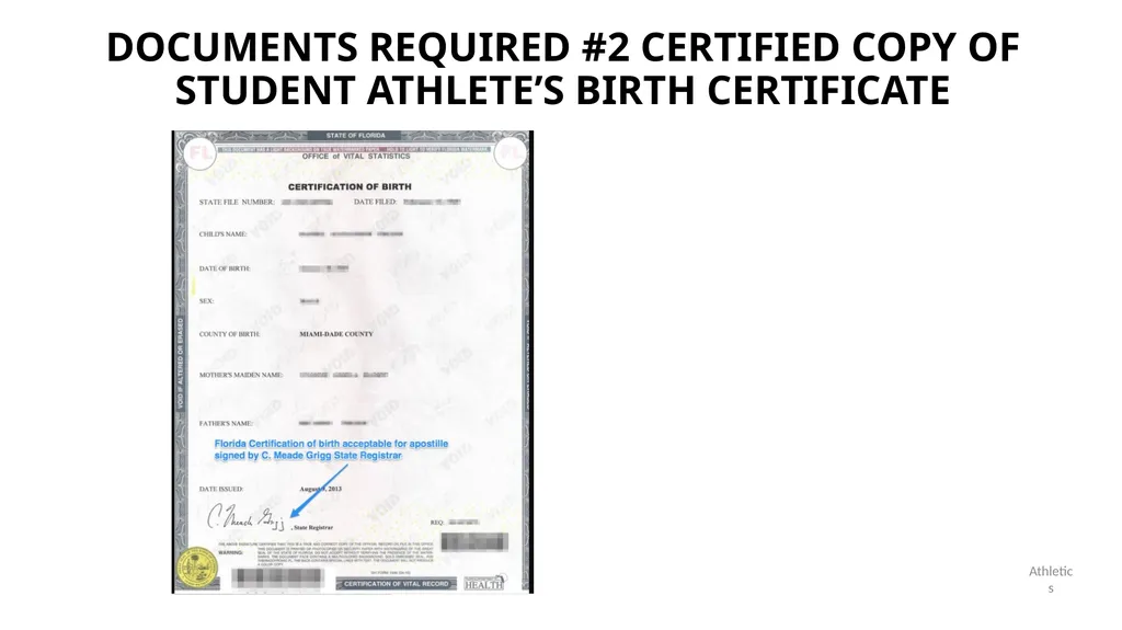 LENNARD HIGH SCHOOL Athletic Paperwork Directions - slide 5 of 29