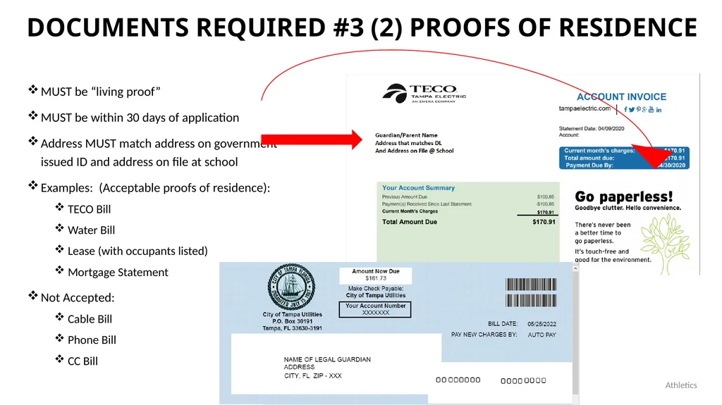 LENNARD HIGH SCHOOL Athletic Paperwork Directions - slide 6 of 29