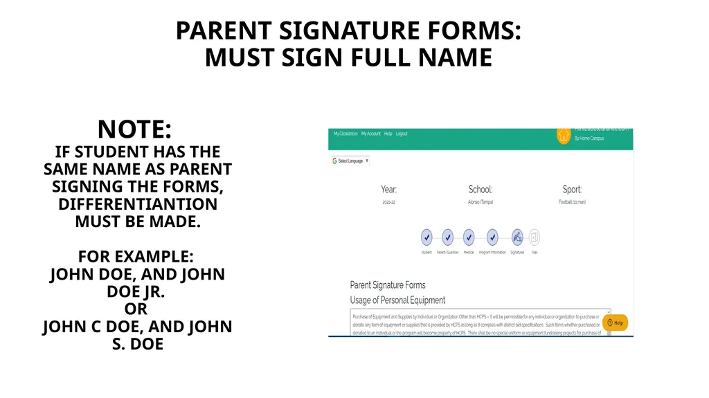 LENNARD HIGH SCHOOL Athletic Paperwork Directions - slide 23 of 29