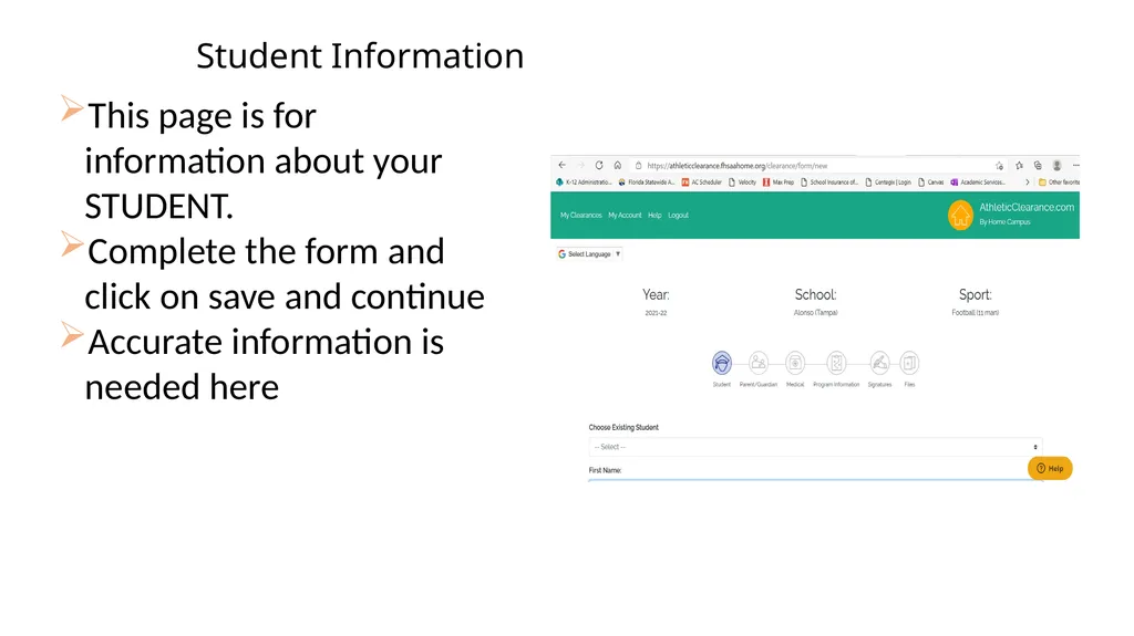 LENNARD HIGH SCHOOL Athletic Paperwork Directions - slide 18 of 29