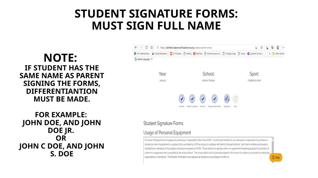 LENNARD HIGH SCHOOL Athletic Paperwork Directions - slide 22 of 29