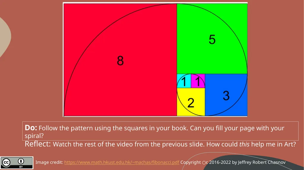 Can Maths help me get better at Art? LO: - slide 7 of 34