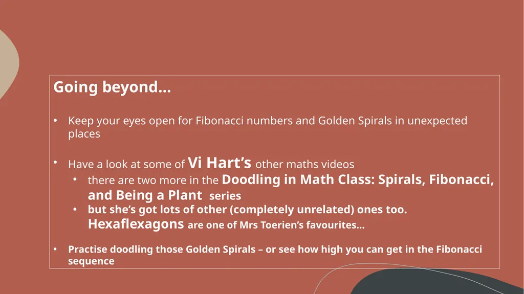 Can Maths help me get better at Art? LO: - slide 8 of 34