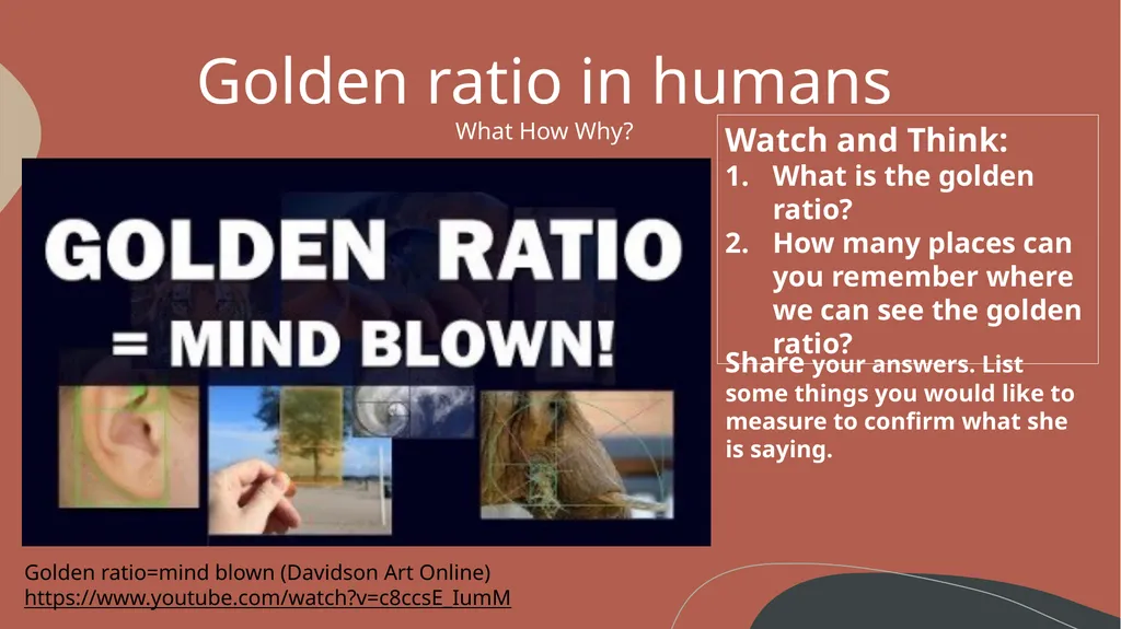 Can Maths help me get better at Art? LO: - slide 26 of 34