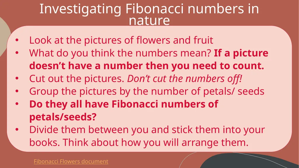 Can Maths help me get better at Art? LO: - slide 13 of 34
