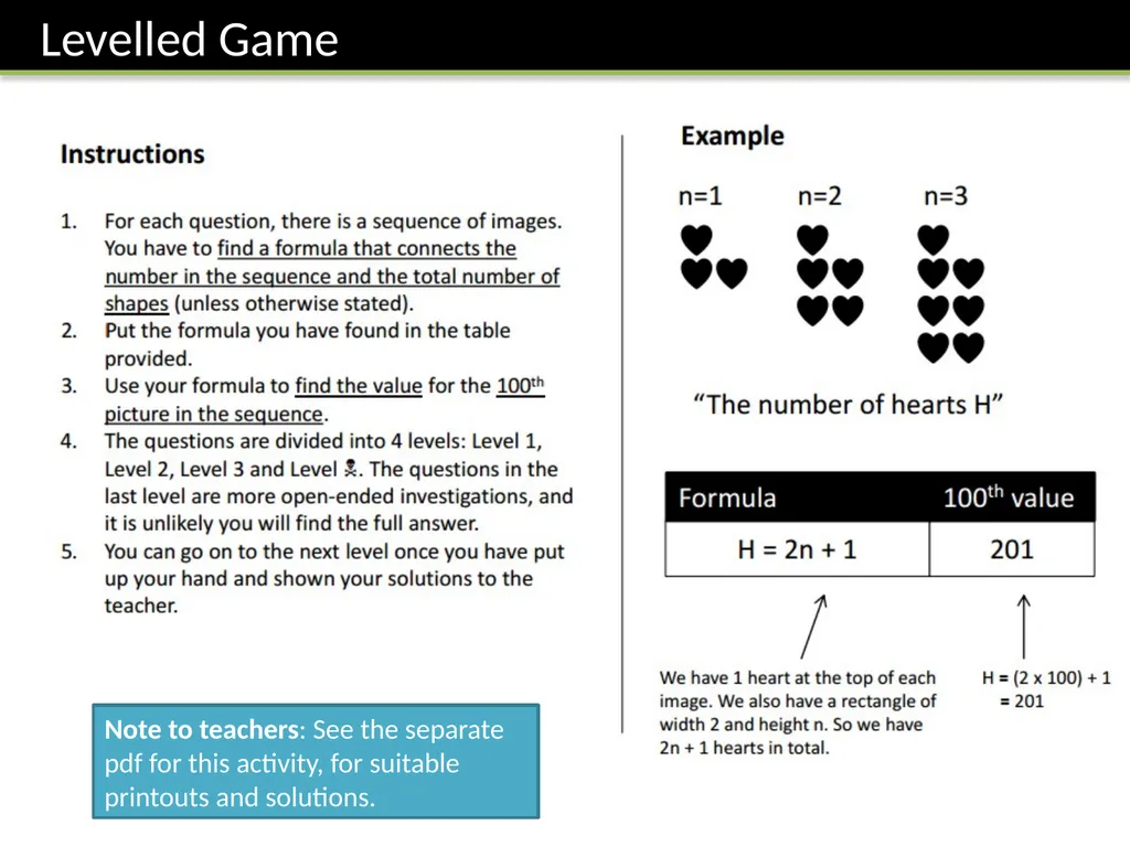 Year 7 :: Sequences Dr J Frost - slide 18 of 24