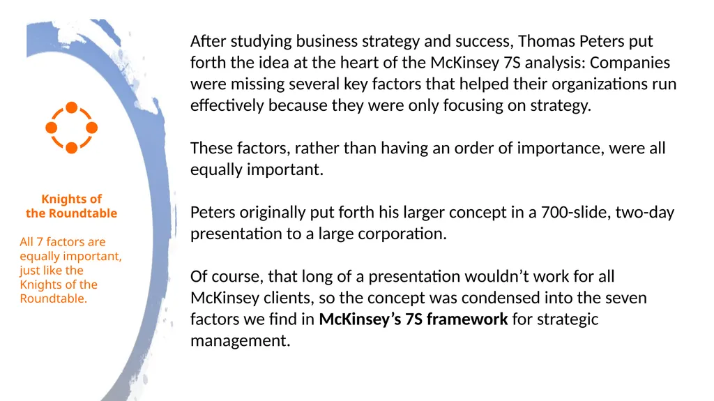 McKinsey 7S Framework (AGS Overview) Table of - slide 6 of 24