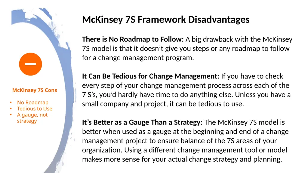 McKinsey 7S Framework (AGS Overview) Table of - slide 20 of 24