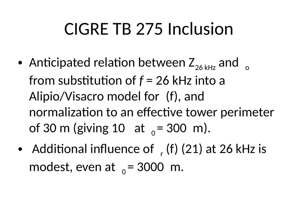 Progress in CIGRE Working Groups on Lightning and - slide 33 of 45