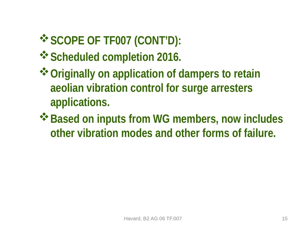 Progress in CIGRE Working Groups on Lightning and - slide 15 of 45