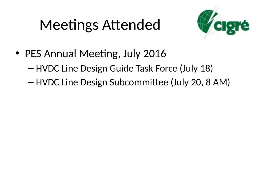 Progress in CIGRE Working Groups on Lightning and - slide 4 of 45