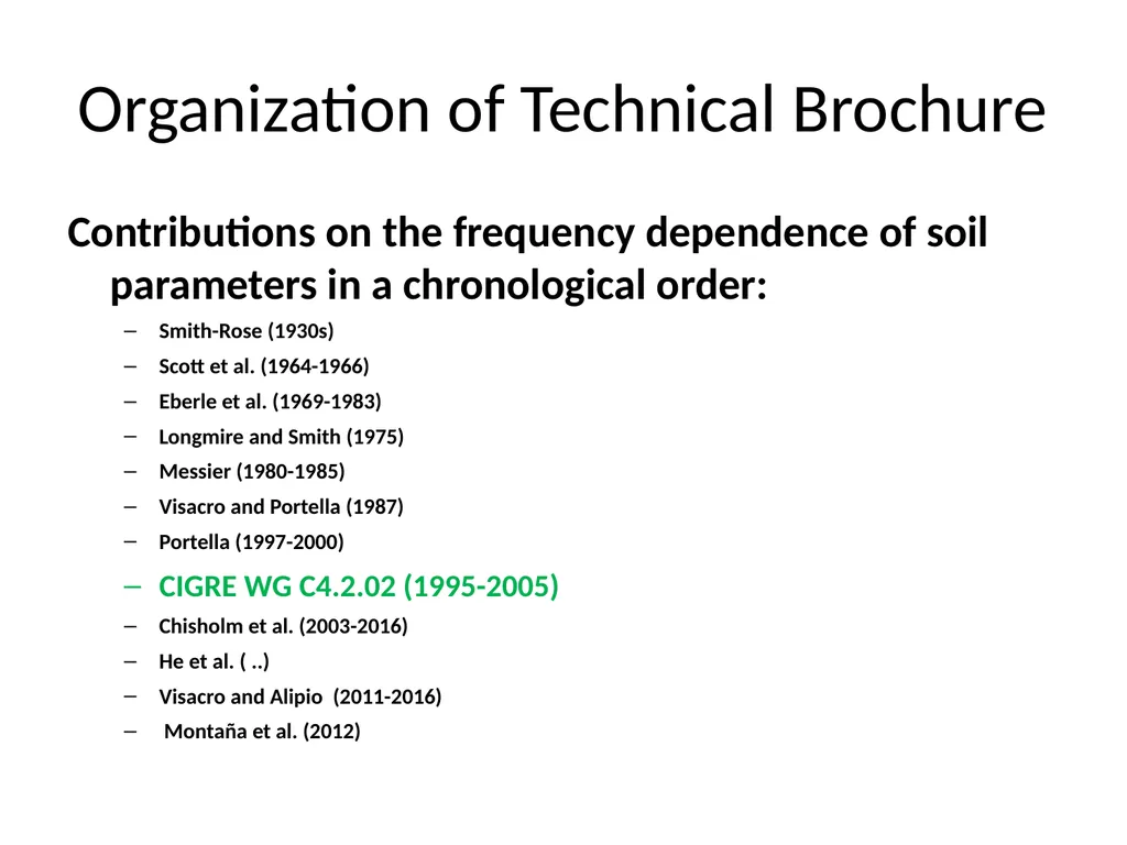 Progress in CIGRE Working Groups on Lightning and - slide 30 of 45