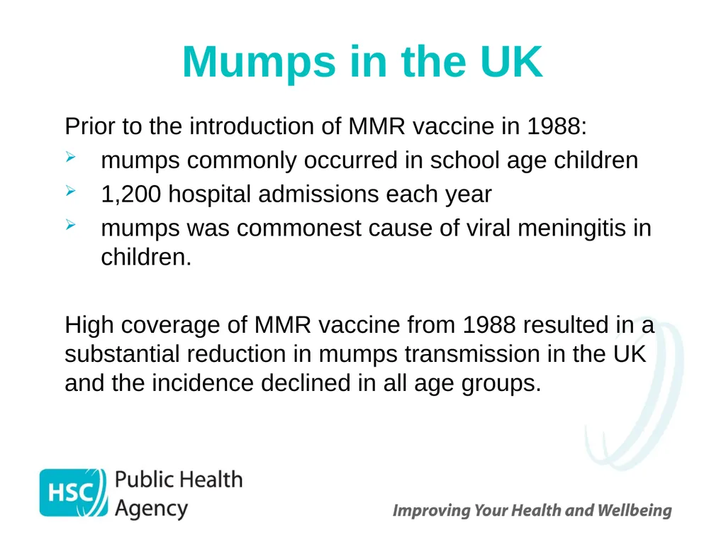 Measles, mumps and rubella Prepared by the PHA - slide 19 of 49