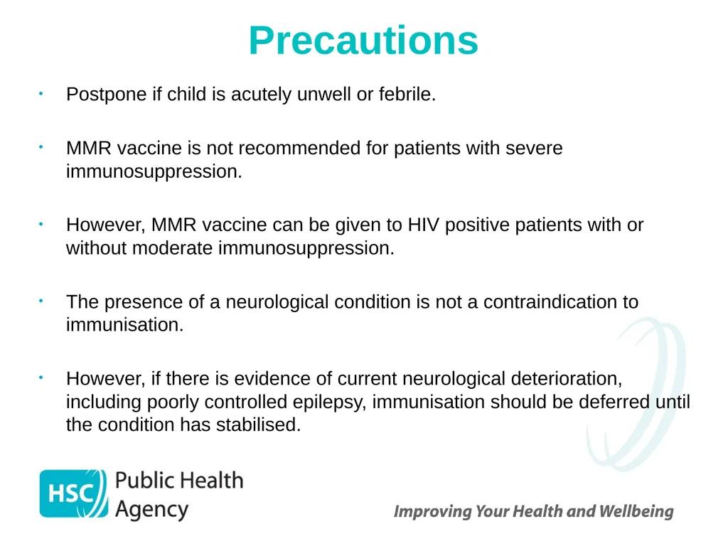Measles, mumps and rubella Prepared by the PHA - slide 40 of 49