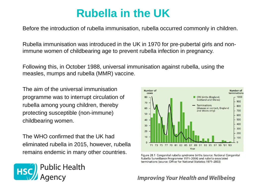 Measles, mumps and rubella Prepared by the PHA - slide 27 of 49