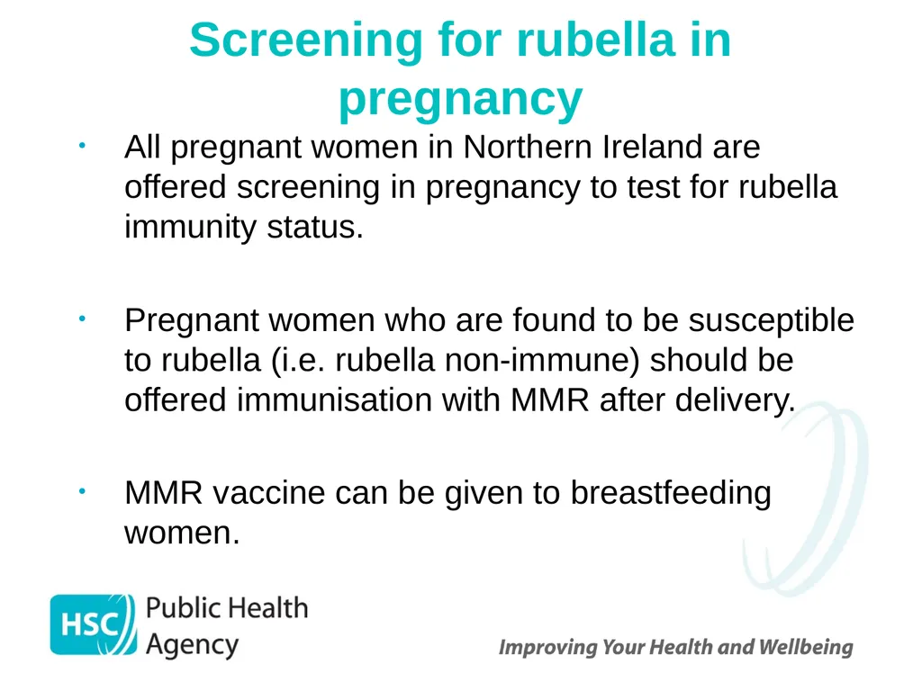 Measles, mumps and rubella Prepared by the PHA - slide 26 of 49