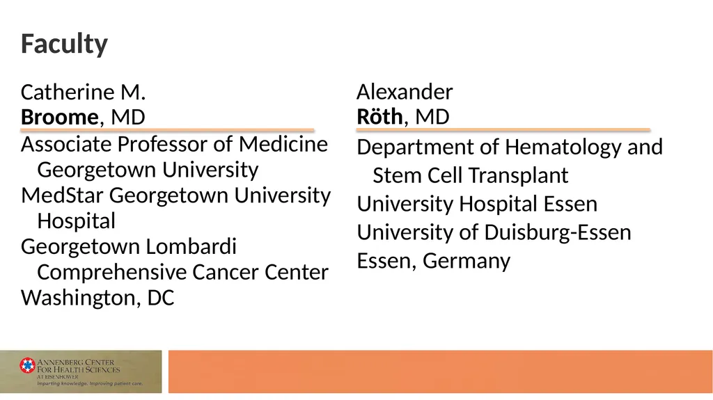 Faculty Associate Professor of Medicine Georgetown - slide 2 of 66