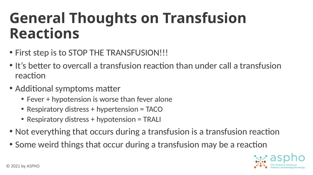 Transfusion Medicine Rachel S. Bercovitz, MD MS - slide 66 of 81