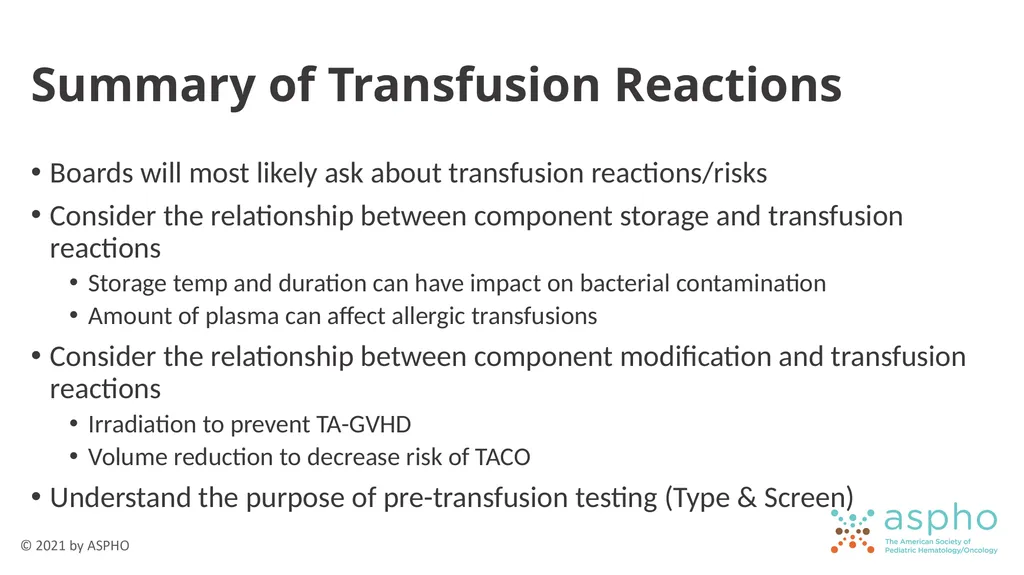Transfusion Medicine Rachel S. Bercovitz, MD MS - slide 80 of 81