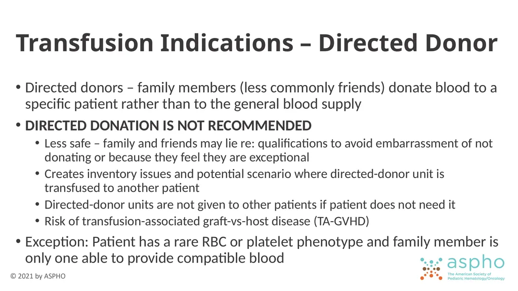 Transfusion Medicine Rachel S. Bercovitz, MD MS - slide 39 of 81