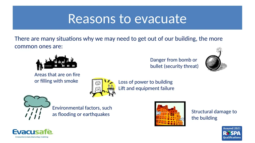 Evacuation Equipment Key Trainer Course Before we - slide 10 of 20