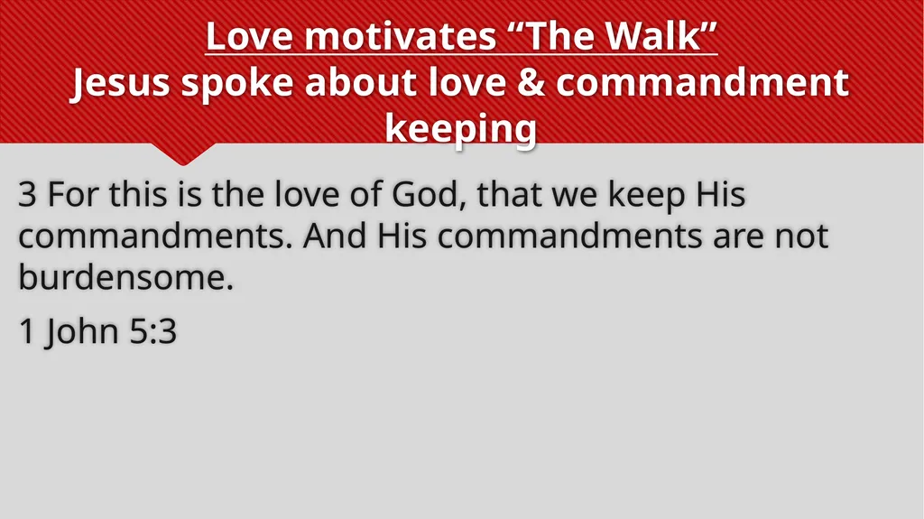 Truth directs “The Walk” John rejoiced when he - slide 14 of 24