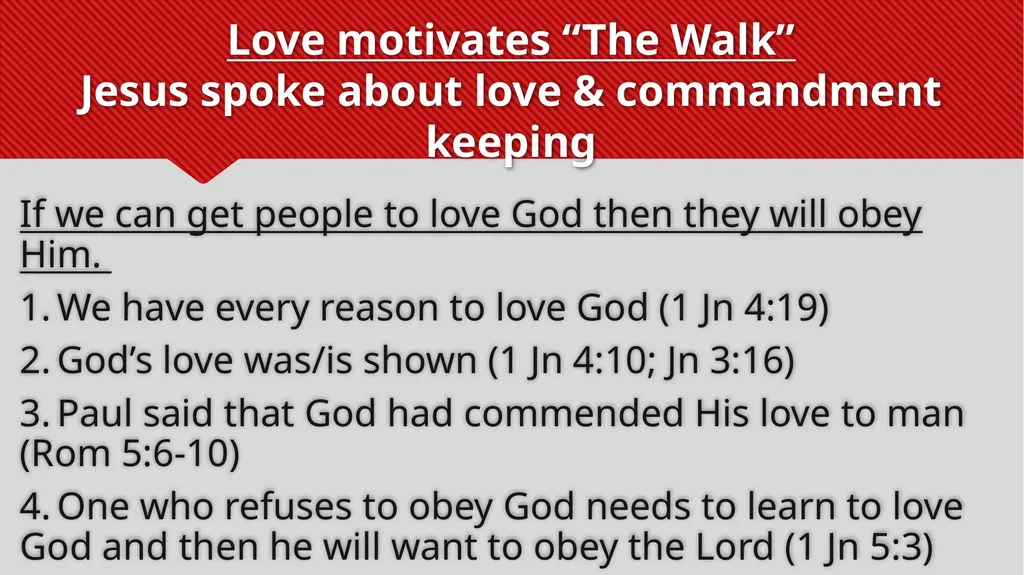Truth directs “The Walk” John rejoiced when he - slide 15 of 24