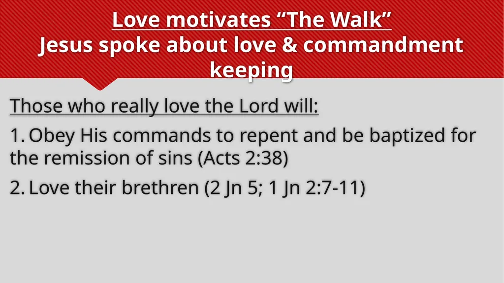 Truth directs “The Walk” John rejoiced when he - slide 16 of 24