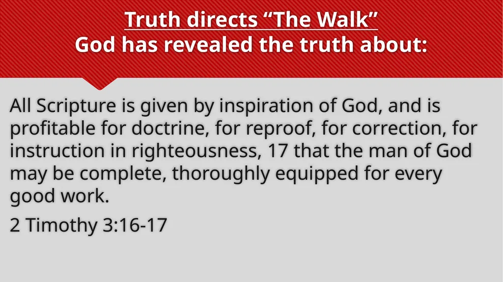 Truth directs “The Walk” John rejoiced when he - slide 11 of 24