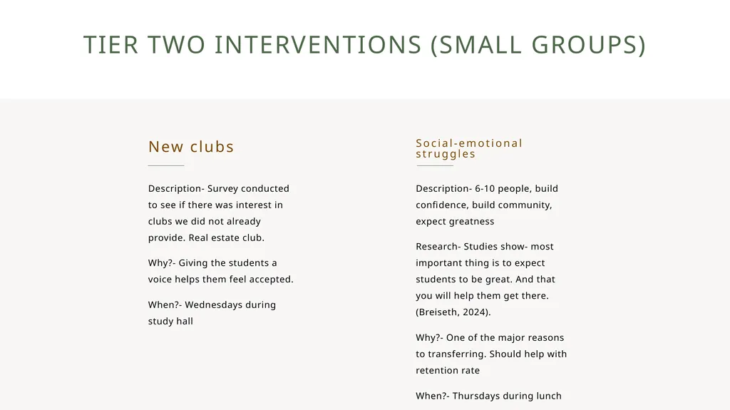 Tier system overview Ally Rogalski Overview on the - slide 6 of 10
