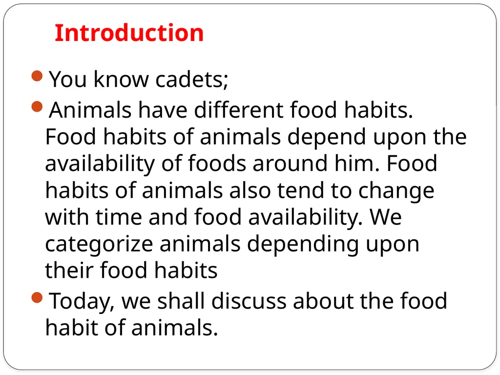 Prasanta Choudhury Sources Of food 5 Topic : The - slide 4 of 9