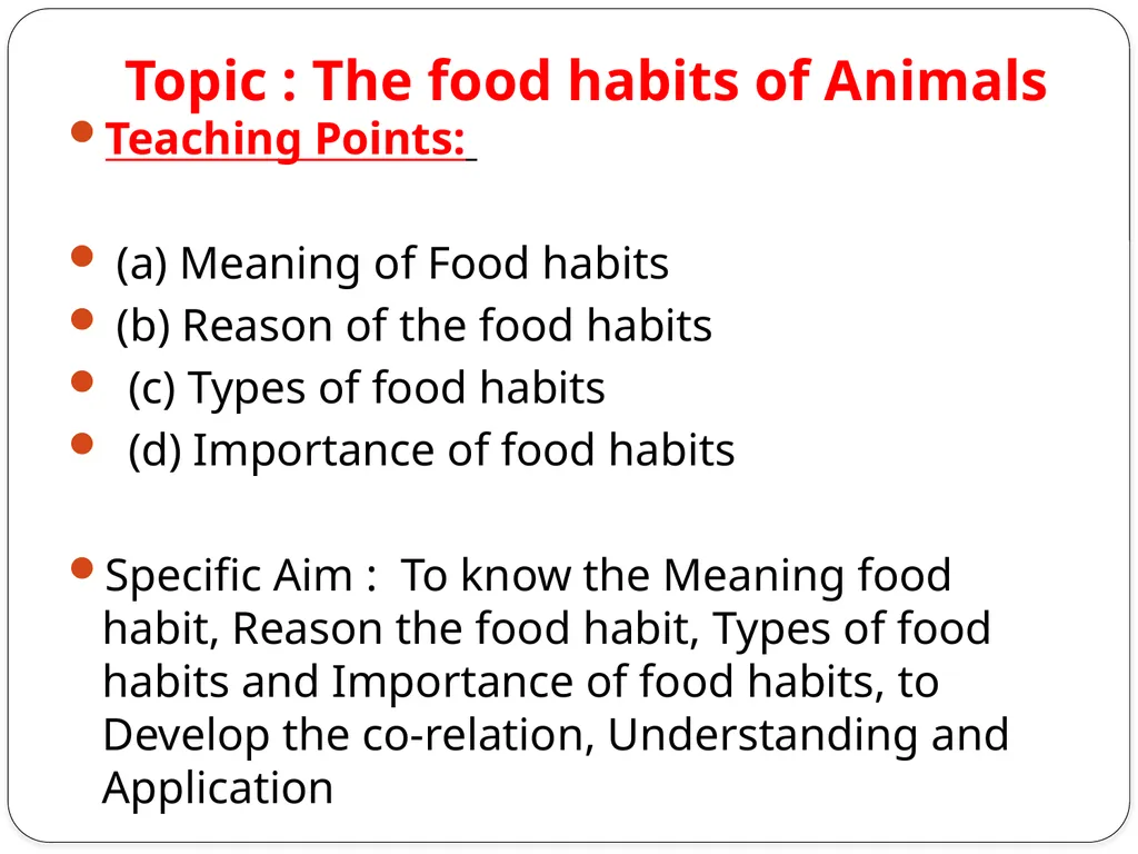 Prasanta Choudhury Sources Of food 5 Topic : The - slide 2 of 9