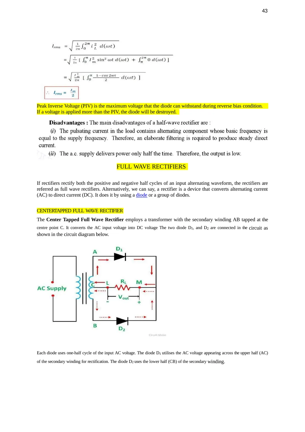 LECTURE NOTES SUBJECT: BASIC ELECTRONICS COURSE: - slide 41 of 104
