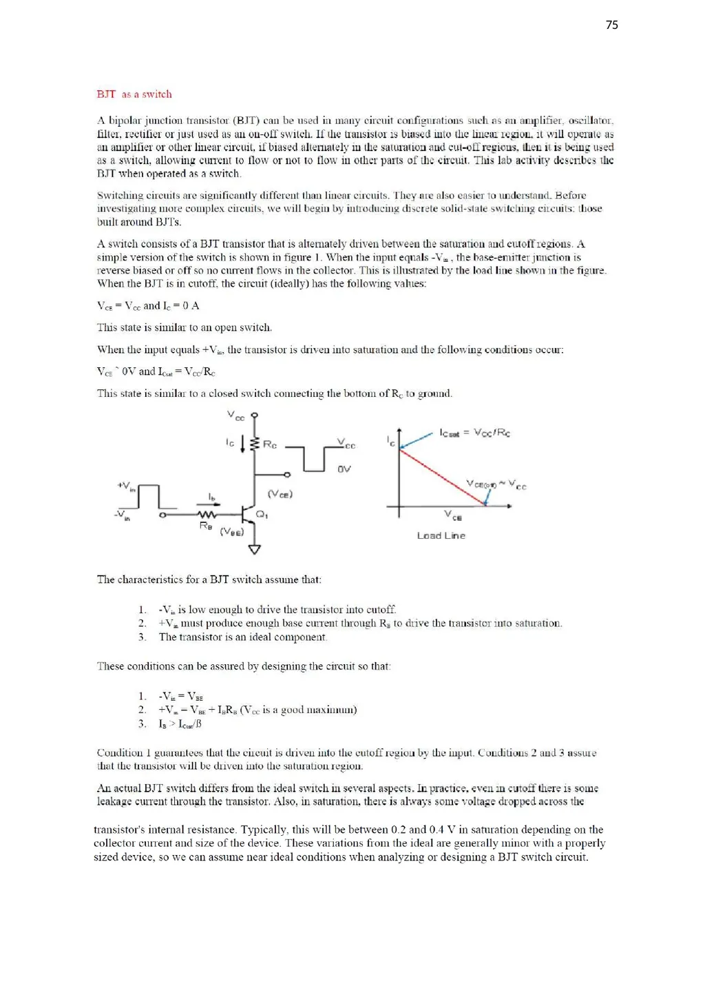 LECTURE NOTES SUBJECT: BASIC ELECTRONICS COURSE: - slide 73 of 104