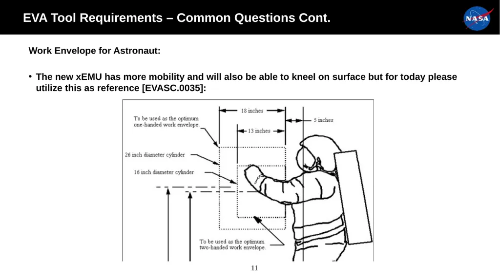 xEVA Compatibility Requirements Tamra George - slide 11 of 26
