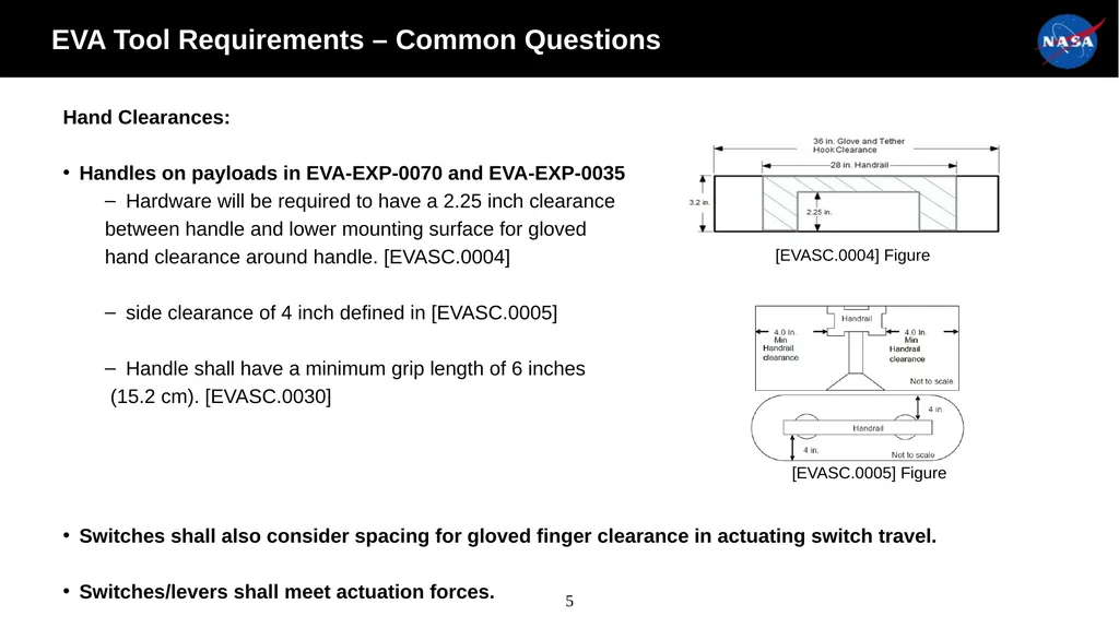 xEVA Compatibility Requirements Tamra George - slide 5 of 26