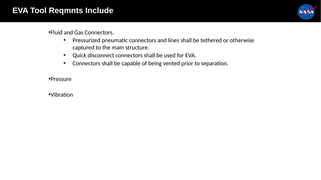 xEVA Compatibility Requirements Tamra George - slide 24 of 26