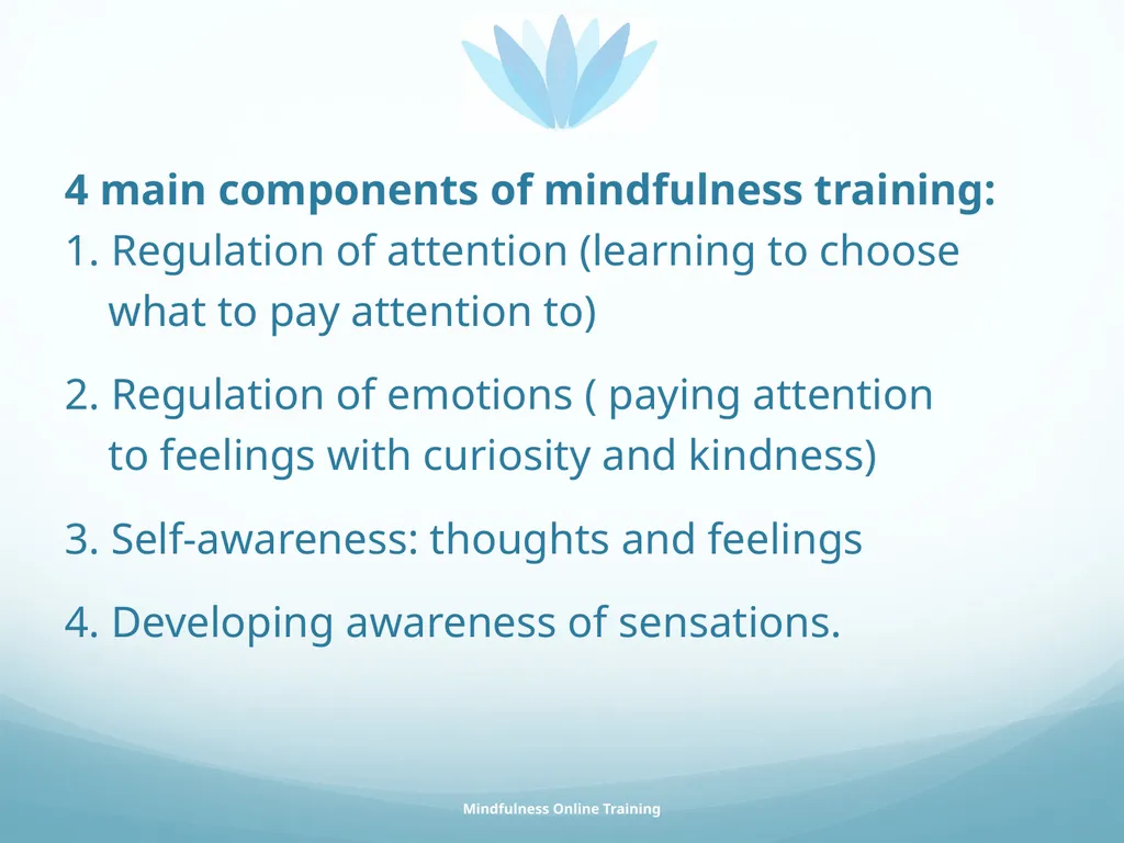 Mindfulness provides a tool for profound life - slide 82 of 103