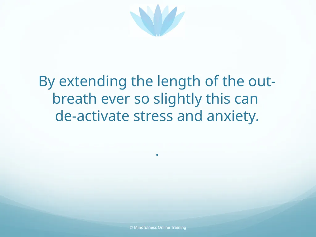 Mindfulness provides a tool for profound life - slide 49 of 103